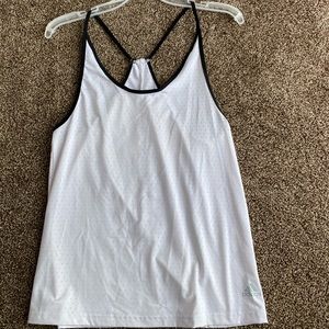 Adidas white tank